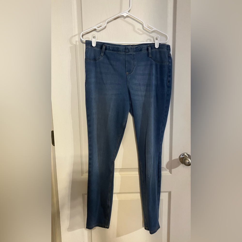 Leggings, Blue Jean, Large. Good Condition.